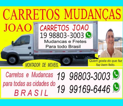 Carretos Mudanças  em Paulínia Campinas Sumaré  Hortolândia Americana Limeira  Araras Cosmópolis  Artur Nogueira  Nova Odessa  Valinhos  Vinhedo  Jundiaí   745180