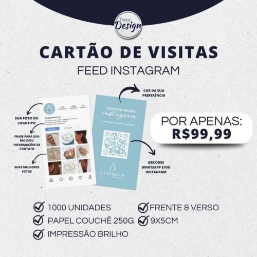 Cartão de visitas Feed Instagram 769874