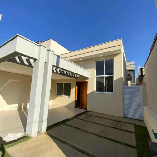 Casa á venda  com 3 dormitórios sendo 1 suíte - Condomínio Park Real-indaiatuba-sp 745701