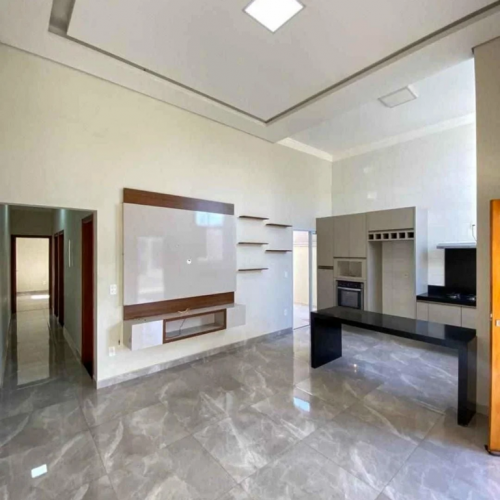 Casa á venda  com 3 dormitórios sendo 1 suíte - Condomínio Park Real-indaiatuba-sp 745703