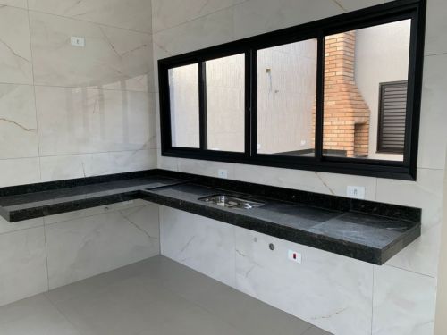 Casa assobradada nova na V. Camilópolis em Santo André 3 dorm. 1 suíte 97m 769513