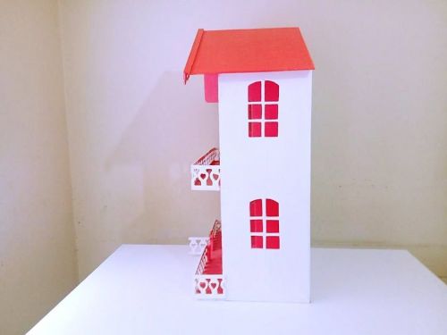 Casinha De Bonecas Em Madeira Toda Mobiliada 743338