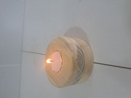 Castiçal de madeira Porta velas de madeira 749925