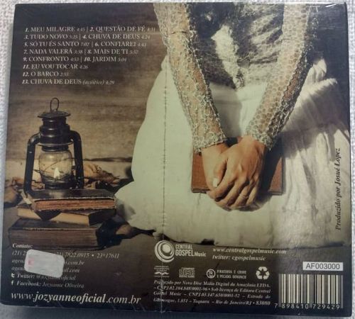 Cd Cristão Meu Milagre Com Jozyanne 784000