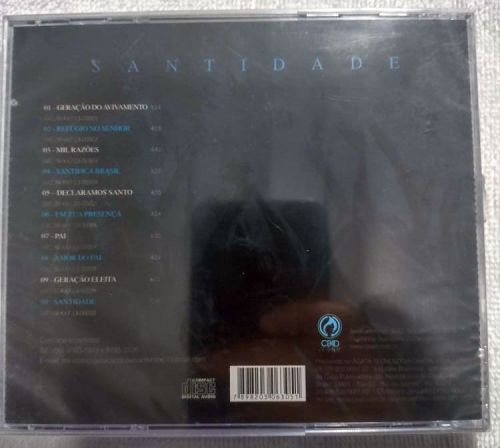 Cd De Música Cristã Santidade Com Geração Do Avivamento 784002
