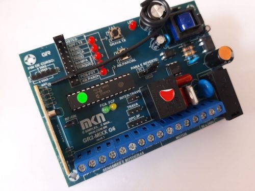 Central eletrônica Nova para portão automático modelo Mkn 635611