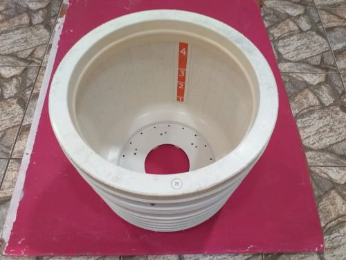 Cesto plástico com anel de balanceamento da lavadora consul facilite 10kg 706269