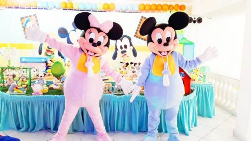 Cha Revelacao Mickey e Minnie Baby Personagens vivos cover 589899