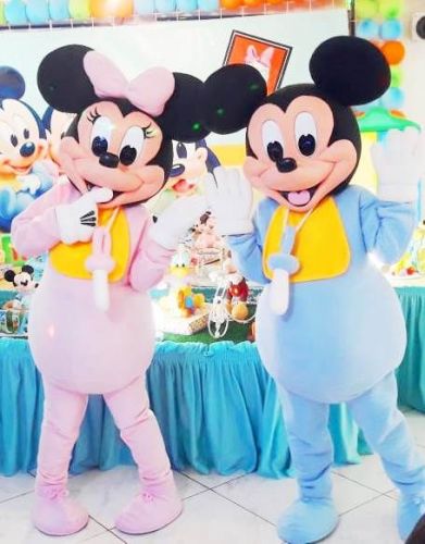Cha Revelacao Mickey e Minnie Baby Personagens vivos cover 589903