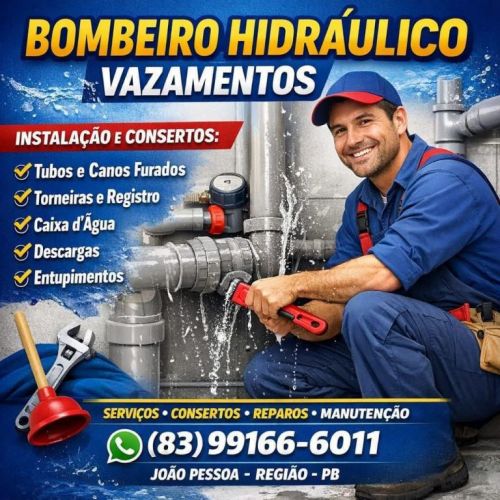 Chame - Bombeiro Hidraulico - João Pessoa 83 99166-6011 780916 Chame - Bombeiro Hidraulico - João Pessoa 83 99166-6011 780916
