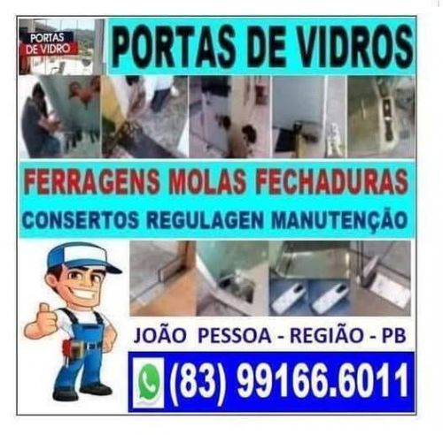Chame - Portas   De  Vidros   Manutenção   Serviços   - João  Pessoa  83 99166-6011 780921
