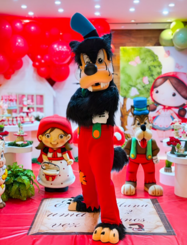 Chapeuzinho Vermelho personagens vivos cosplay Festa infantil 787112