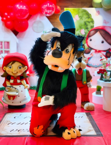 Chapeuzinho Vermelho personagens vivos cosplay Festa infantil 787113