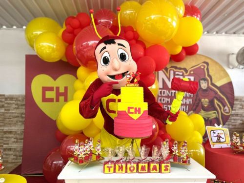 Chapolin Colorado personagem vivo cover festa 738411