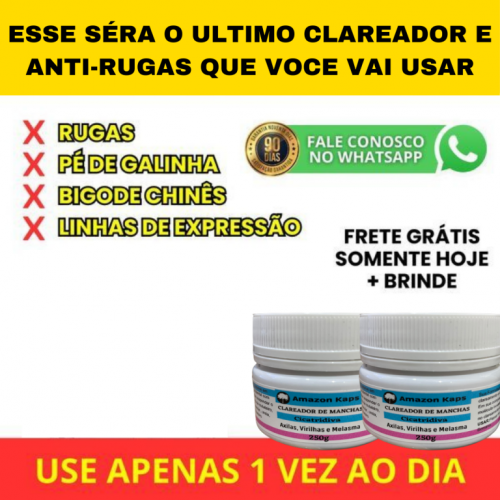 Clareador de Manchas de pele 755394