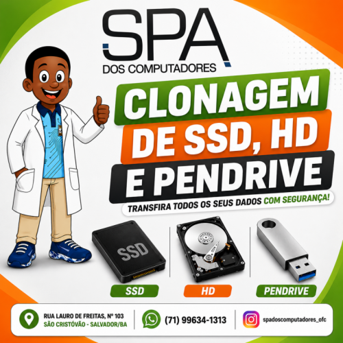 Clonagem De Ssd Hd e Pendrive Em Salvador Ba 783902