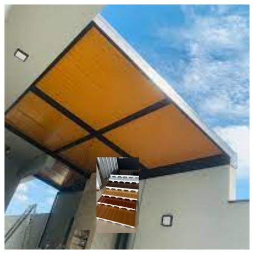 Coberturas em telha de alumíniogalvanizada sanduíche forro ideal para garagem varanda e área externa 782755 Coberturas em telha de alumíniogalvanizada sanduíche forro ideal para garagem varanda e área externa 782755