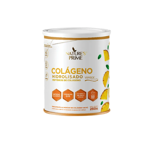 Colágeno Hidrolisado Ácido Hialurônico da Natures Prime 1 Pote Verisol 150g 767012 Colágeno Hidrolisado Ácido Hialurônico da Natures Prime 1 Pote Verisol 150g 767012