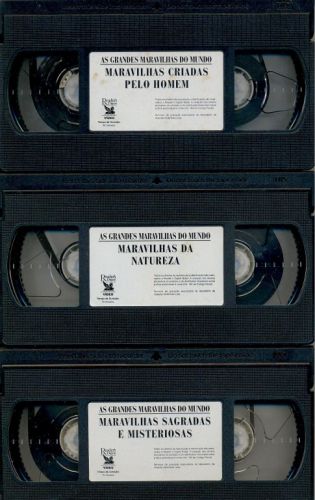 Coleção As Grandes Maravilhas Do Mundo - 3 Fitas Vhs 783873