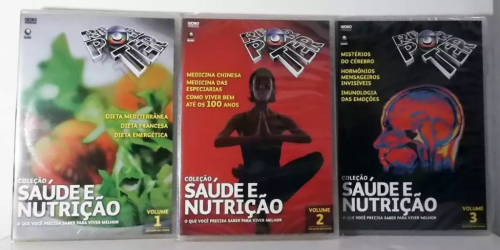 Coleção Saúde e Nutrição Globo Repórter - 3 Dvds Originais 783881