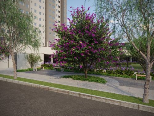 Com torre única com 2 elevadores apês de 2 quartos com suíte e lazer com salão de festas espaço gourmet playground espaço fitness redário praça de encontro praça das jabuticabeiras e pomar 774797