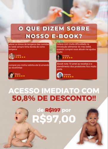 Comidinhas do bebê - receitas nutritivas para bebês de 6 a 12 meses 745635