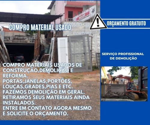 Compra de Materiais Usados em Moema 723965