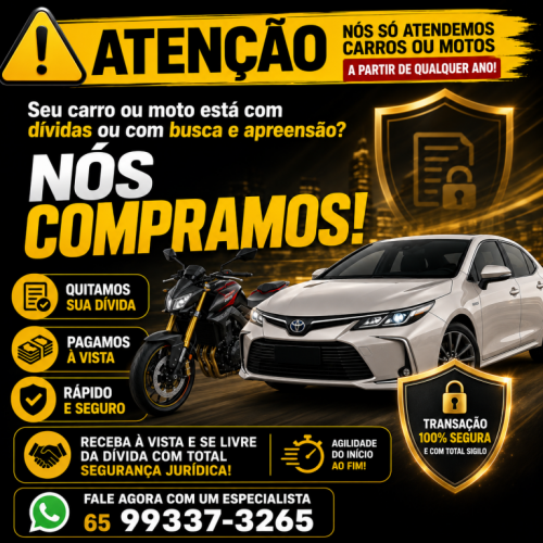 compramos seu carro ou sua moto mesmo com dividas. 781402