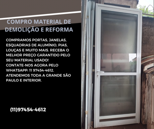 Compro Materiais Usados de Construção em São Paulo 703987