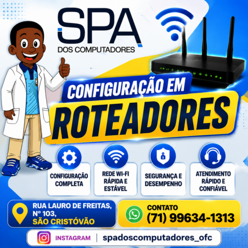Configuração Em Roteadores Em Salvador Ba 783905