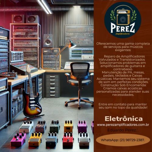 Conserto de Amplificadores  Mesa de Som Pedais e Teclados 751424
