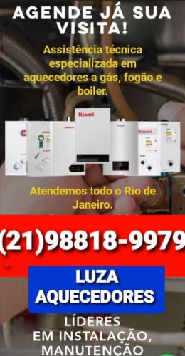 Conserto De Aquecedor a Gás Bosch rj Rj 98711-0835 ou 98818-9979 Conversão e Instalação De Fogão 610146