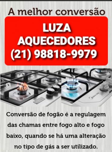 Conserto de aquecedor a gás em São Gonçalo rj 98818-9979 ou 98711-0835 Conversão e instalação de fogão manutenção de aquecedor a gás  610142