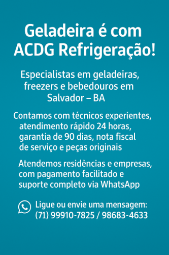 Conserto de Geladeira 24h em Salvador – Atendimento Imediato 760547