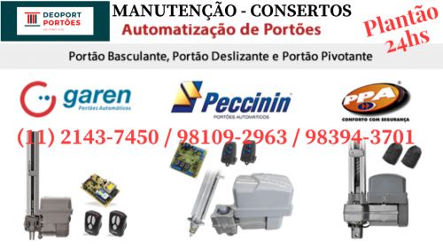 Conserto de Portões Eletronico em São Paulo e Praia Grande - 11 98394-3701 593910