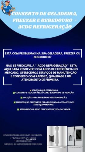 Conserto e Manutenção de Geladeiras Freezers e Bebedouros com Garantia e Atendimento Especializado 742006