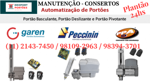 Conserto em Portão Automático Santo André 11 2143-7450 593925