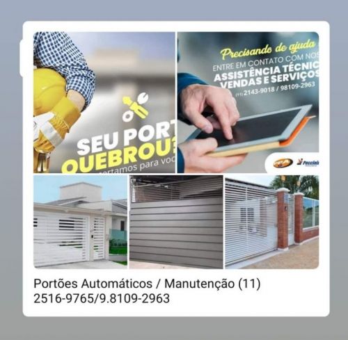 Conserto em Portão Automático Santo André 11 2143-7450 593926