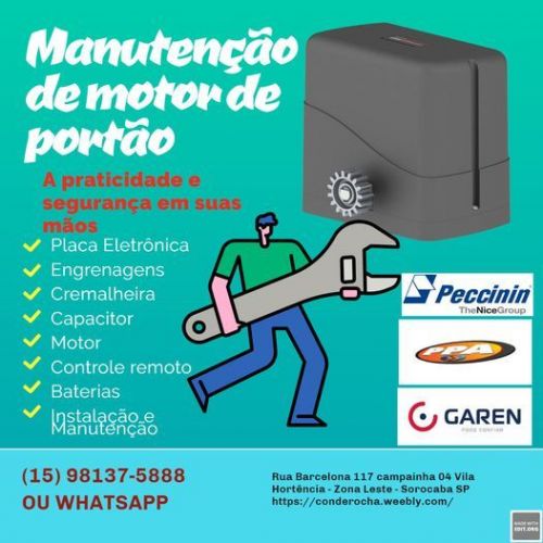 Conserto Manutenção de portão automático em Sorocaba e Votorantim 635570