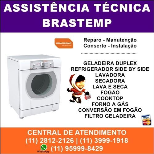 Consertos e manutenção em lavadoras e secadoras Brastemp  527752