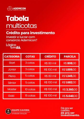 Consórcio Ademicon – Sem Juros  Parcelas que Cabem no Bolso 772510