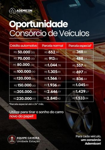 Consórcio Ademicon – Sem Juros  Parcelas que Cabem no Bolso 772511