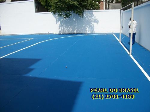 Construção de quadras esportivas concreto pintura faixas 784928