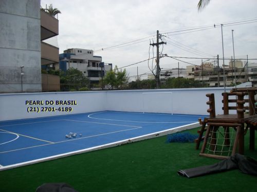 Construção de quadras esportivas concreto pintura faixas 784931