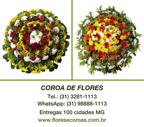 Contagem Mg floricultura entrega coroas de flores em Contagem Coroas velório cemitério Contagem Mg 699715