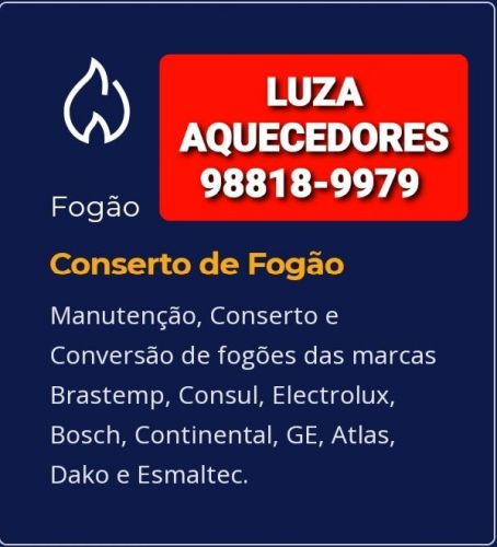 Conversão de fogão em Niterói rj Icaraí Charitas Barreto São Francisco São Gonçalo Piratininga Largo da batalha Ingá   604826