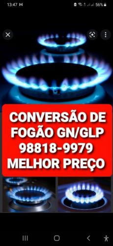 Conversão de Fogão Jacarepaguá Rj ☎️988189979 Melhor Preço do Bairro 752210