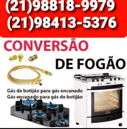 Conversão de fogão na urca rj 98818-9979 bombeiro gasista rj Electrolux Brastemp continental Esmaltec Dako Itatiaia Mabe Fischer Bosch Consul gás encanado gn e botijão glp - Melhor Preço Rj  608157