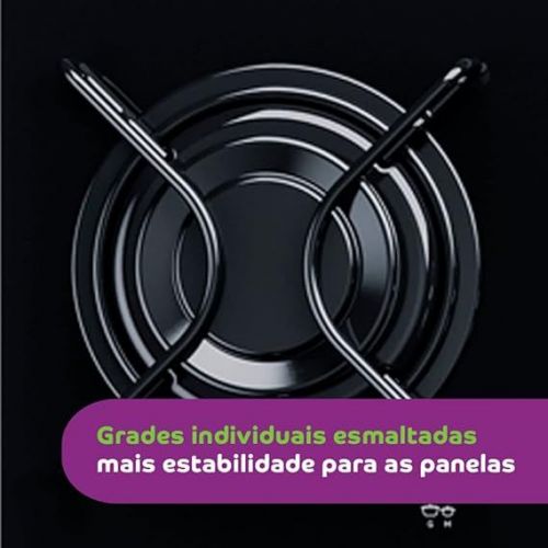 Cooktop 5 bocas Consul com controle fácil e acendimento automático - Cd075ae Bivolt 754482