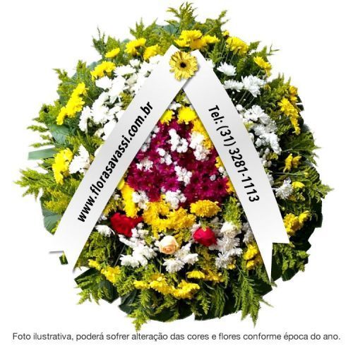 Coroa de flores Azurita floricultura entrega coroa fúnebre velório cemitério cidade de Azurita Mg   782422